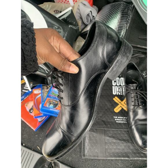 Cole Haan Men's Williams Cap Toe Oxford Black C12202 Size 10 - Picture 9 of 13